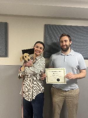 Happy customer for Puppy Manners Class in Chicago