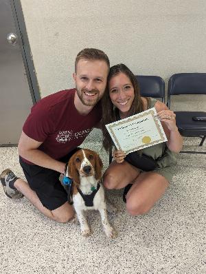 Happy customer for Intermediate Manners Class in Chicago