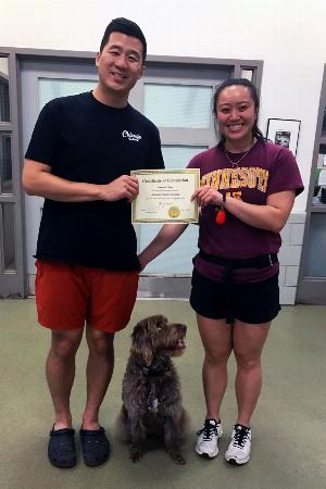 Happy customer for Advanced Manners Class in Chicago