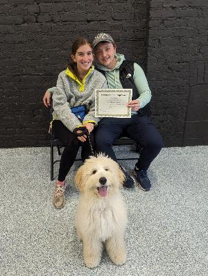 Happy customer for Intermediate Manners Class in Chicago