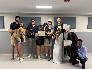 Happy customer for Puppy Manners Class in Chicago