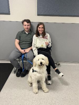 Happy customer for Intermediate Manners Class in Chicago