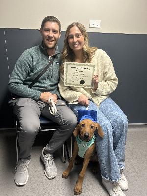 Happy customer for Puppy Manners Class in Chicago