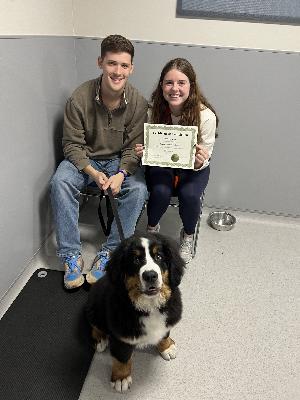 Happy customer for Puppy Manners Class in Chicago