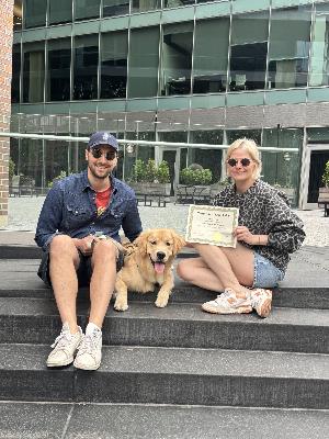 Happy customer for Intermediate Manners Class in Chicago