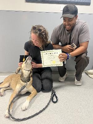 Happy customer for Puppy Manners Class in Chicago